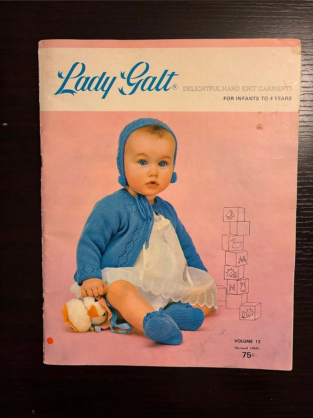 Lady Galt Delightful Hand Knit Garments Volume 12 Vintage Pattern Book